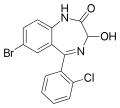 3-Hydroxyphenazepam.svg