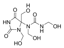 Newly determined structure of diazolidinyl urea