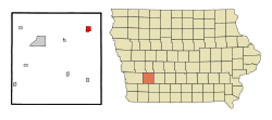 Location of Anita, Iowa