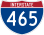 Interstate 465 marker