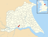 Brantingham UK parish locator map.svg