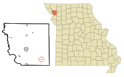 Location of Cosby, Missouri