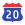 Korea Expressway No.20.svg