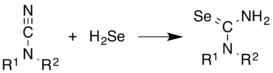 Selenourea reaction