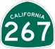 State Route 267 marker