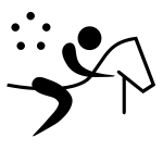 Modern pentathlon pictogram.svg