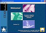 "Splash screen" for "STAR Reading Management," the teacher/administrator access to STAR Reading, version 2.3 for Microsoft Windows.