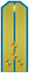 Rank insignia of Капитан of the Bulgarian Air forces.png
