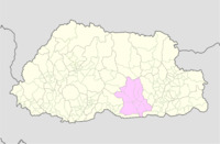 Zhemgang Bhutan location map.png