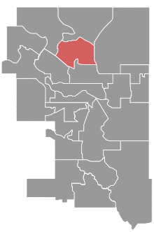 Calgary Provincial Riding - Calgary Nose Hill.svg