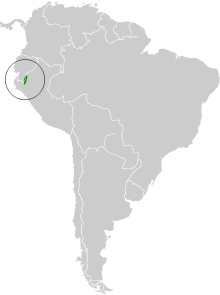 Heliangelus regalis map.svg