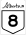 Alberta Highway 8.svg