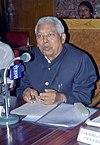 Suraj Bhan briefing the media on the issue of Scheduled Castes, Scheduled Tribes and Other Backward Classes (Reservation in Posts and Services) Bill, 2004, in New Delhi on March 10, 2005.jpg