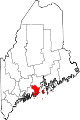 State map highlighting Knox County