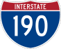 Interstate 190 marker