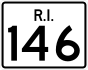 Route 146 marker
