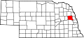 State map highlighting Dodge County