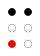 Braille M colored.svg