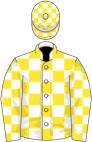 White and yellow check