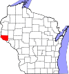 State map highlighting Pierce County