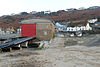 Sennen Cove lifeboat station from the beach - geograph.org.uk - 1699874.jpg