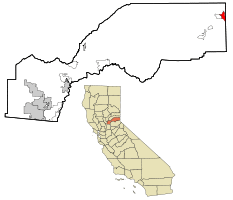 Location in Placer County and the state of California