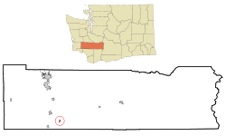 Location of Toledo, Washington
