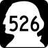 State Route 526 marker