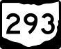 State Route 293 marker