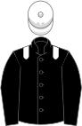 Black, white epaulets, white cap