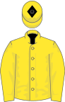 Yellow, black diamond on cap