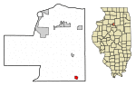 Location of Magnolia in Putnam County, Illinois.