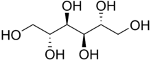 Mannitol structure.png