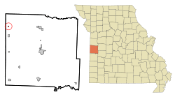 Location of Merwin, Missouri