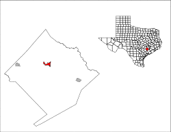 Location of Columbus, Texas