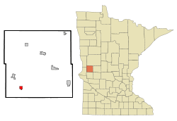 Location of Herman, Minnesota