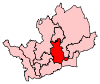 A medium sized constituency at the centre of the county. It is entirely bounded by other constituencies in the county.