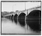 DETAIL, SECOND EAST ARCH, SOUTH SIDE, VIEW TO NORTH - Sandy Hill Bridge, Bridge Street, spanning Hudson River, Hudson Falls, Washington County, NY HAER NY,58-HUFA,1-4.tif