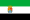 Flag of Extremadura (with coat of arms).svg