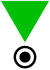 Green triangle penal.svg