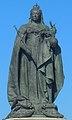 Statue of Queen Victoria, Grand Avenue, Hove (NHLE Code 1187555) (September 2018) (Close-up).JPG