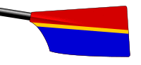 Image showing the rowing club's blade colours