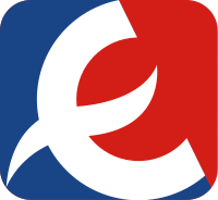 The logo dates from the failed merger with Consum. It tries to hint of both an E and a C.