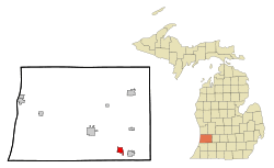 Location of Otsego, Michigan
