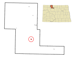 Location of Grano, North Dakota