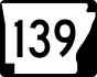 Highway 139 marker