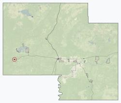 Location in Mackenzie County