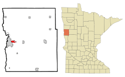 Location in Minnesota