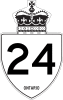 Highway 24 shield