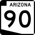 State Route 90 marker